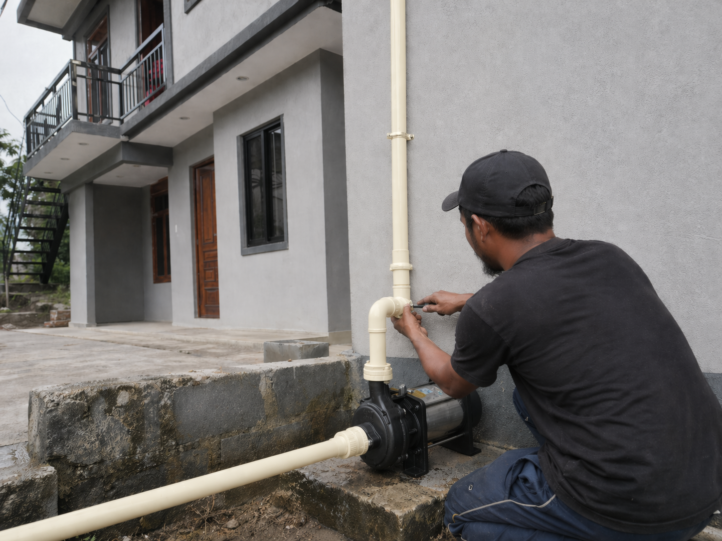 Water Pump Installation